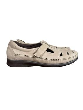SAS Women’s Roamer Tripad Comfort Soft Step Beige T-Strap Mary Jane Shoes 10.5N
